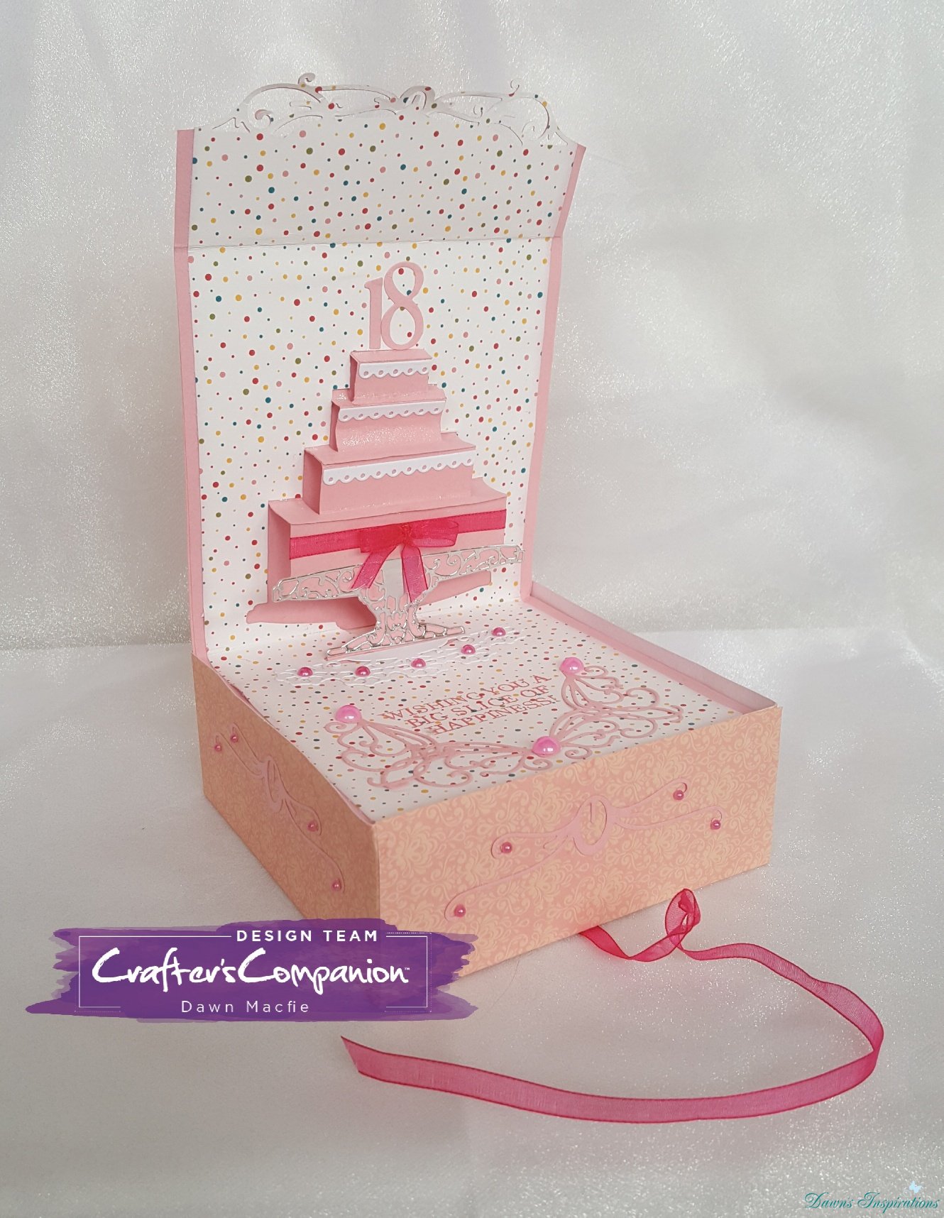 Cake in a Box Video Tutorial Dawn's Inspirations