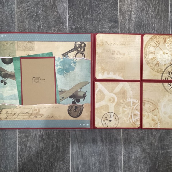 Scrapbook Folio #2 - with bonus inside pages