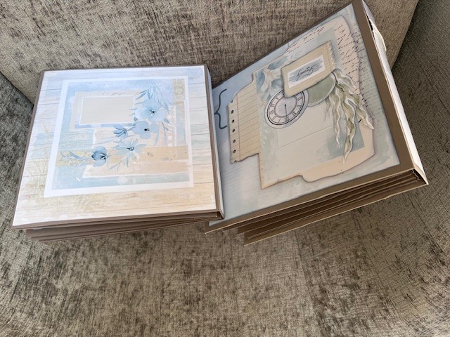 2-in-1 Scrapbook Album & Folio with Digital Download Papers